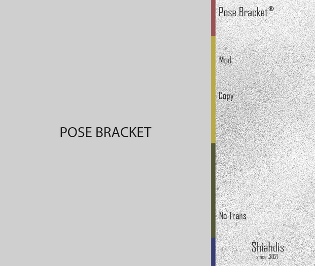 SHIAHDIS- POSE BRACKET