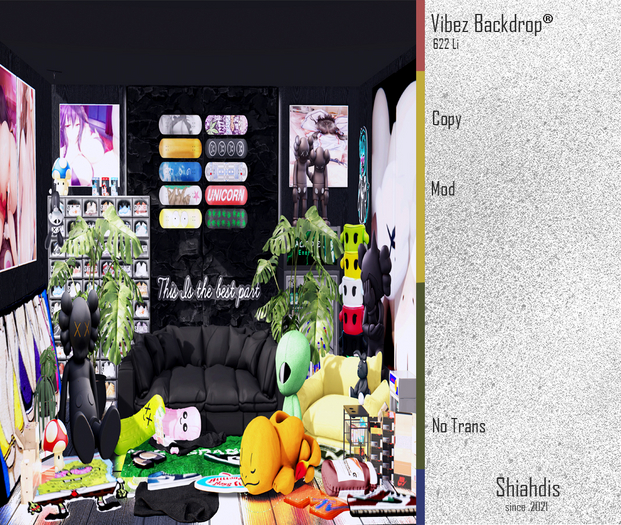 SHIAHDIS- 'Vibez" Backdrop