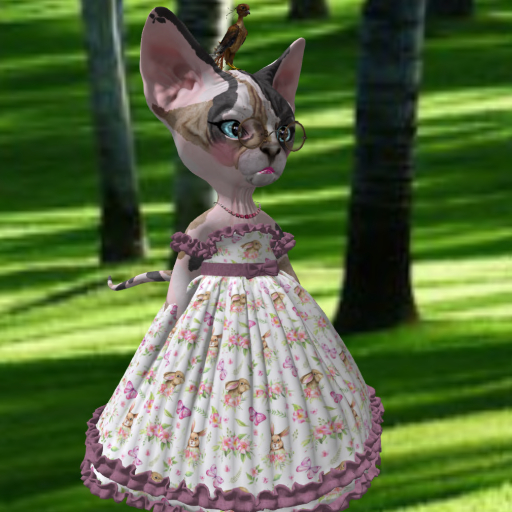 Shadowcat Bunnies & Butterflies Gown 