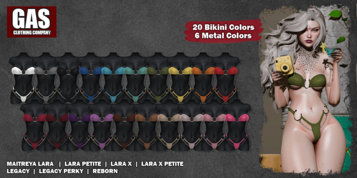 GAS [Bikini Maricia - 20 Colors w/HUD FATPACK] Demo