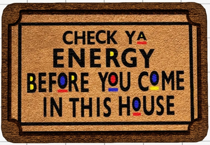 ~Confetti Time~ Welcome Mat Check Ya Energy