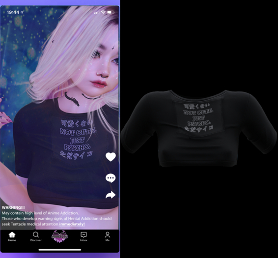 [APPETITE] Clo Crop Top - BLACK Single