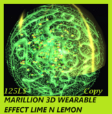 MARILLION 3D WEARABLE EFFECT LIME N LEMON