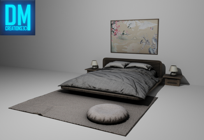 Bed Japan V06 Full Perm Mesh
