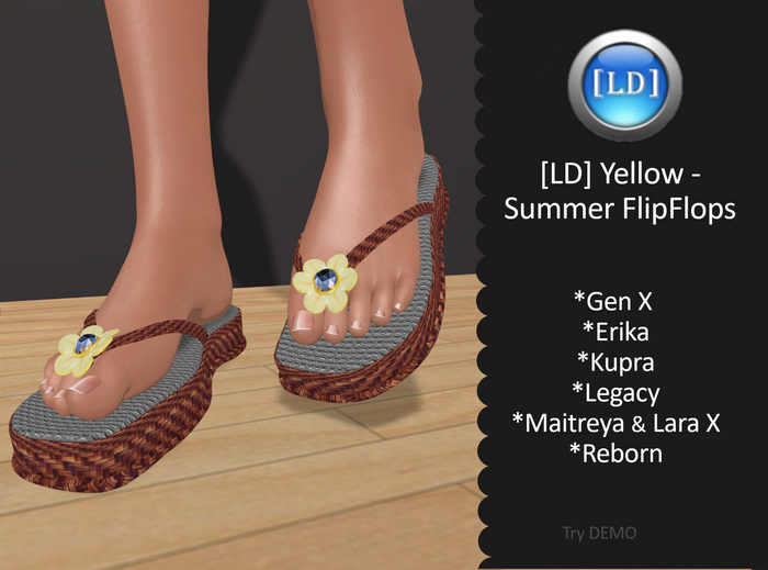 [LD] YELLOW - Summer FlipFlops
