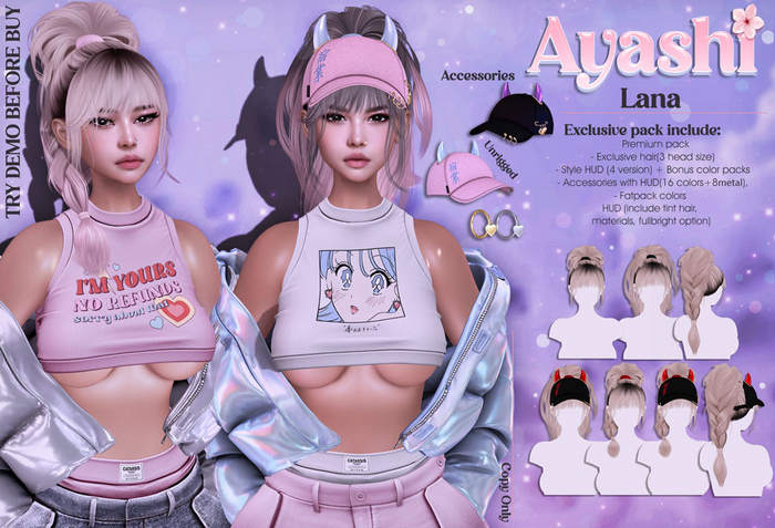 [^.^Ayashi^.^] Lana hair-Exclusive