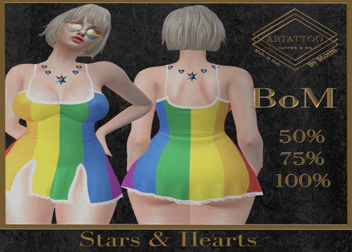 Artattoo Stars & Hearts