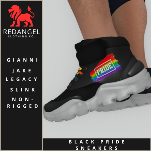 Black Pride Sneakers
