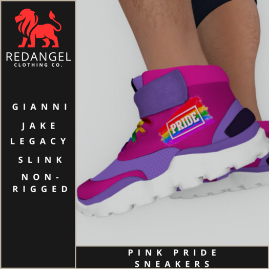 Pink Pride Sneakers