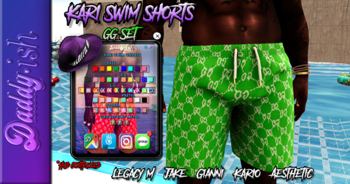 !D - Kari Swim Shorts [GG]