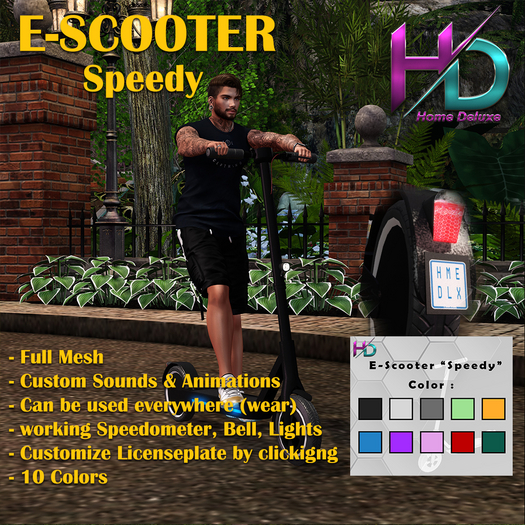 *HD* E-Scooter Speedy