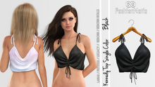 Top Kennedy Black - LaraX, PetiteX, Legacy, Reborn, Rolls - FashionNatic