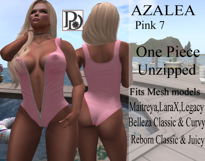 !PD-AzaleaBodySuite -Pink