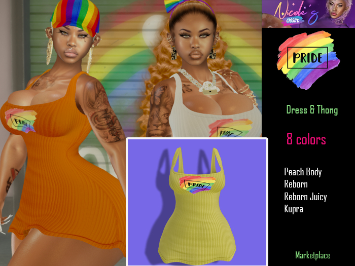 N//Pride Dress Yellow
