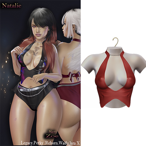 Natalie - Top "Zoe" Red