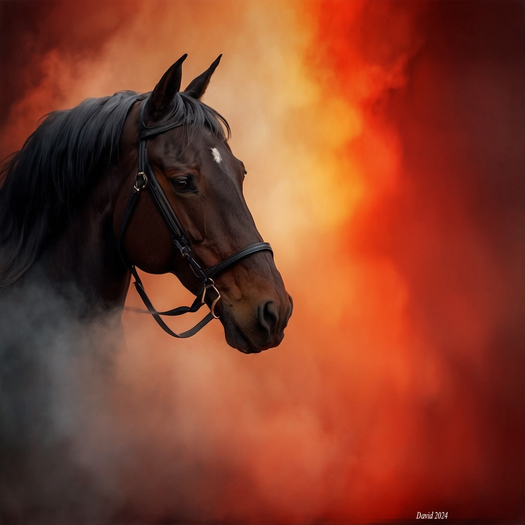 Horse Red