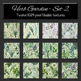 *Wallflowers* Herb Garden - Set 2