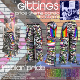 PRIMitive Clothing - Gittings Cargo Lesbian Pride