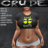 Cool Beans Women's Crop Top (WTS) <Wear Me>