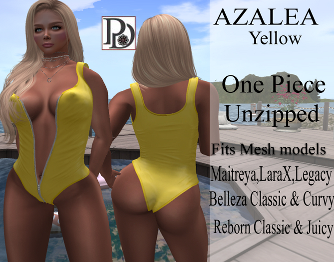!PD-AzaleaBodySuite -YELLOW