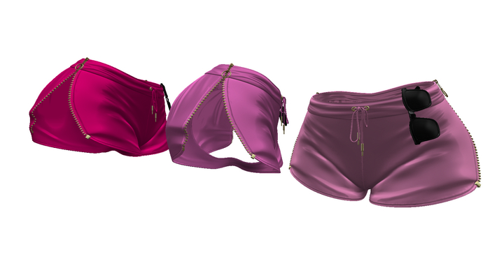 ! ! NB - Pink Shorts Set