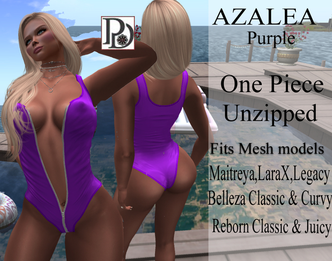 !PD-AzaleaBodySuite -Purple