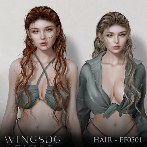 WINGS-HAIR-EF0501 Blondes & Reds (Pack)