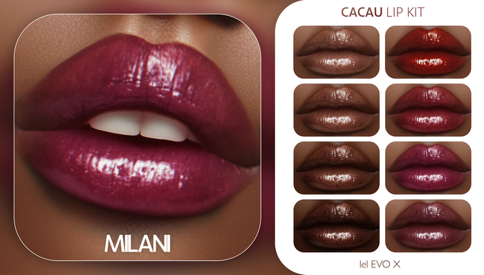 MILANI - "CACAU" LIP KIT / DEMO