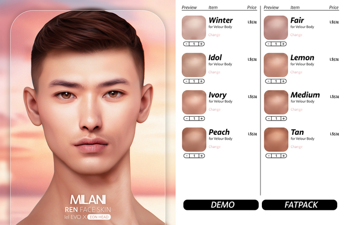 MILANI - "REN" FACE SKIN / MEDIUM