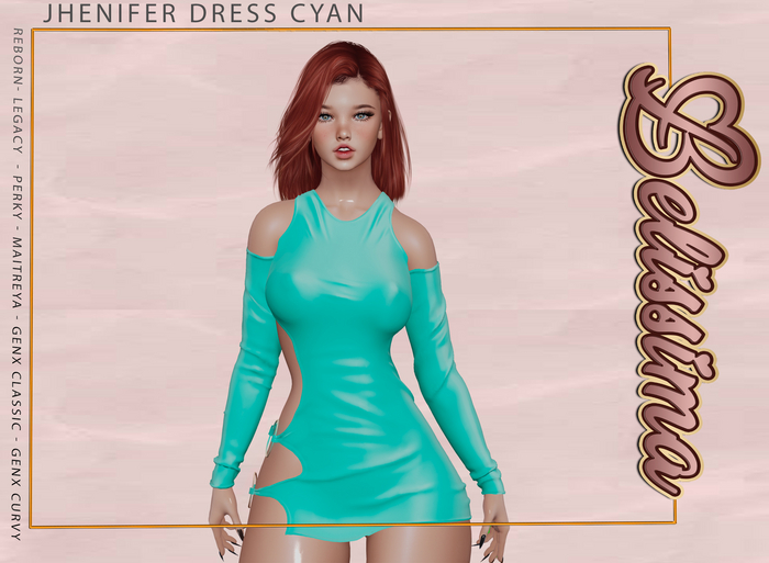 [Belissima] Jhenifer Dress Cyan