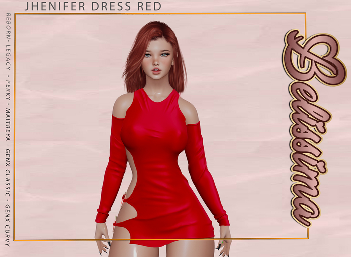 [Belissima] Jhenifer Dress Red