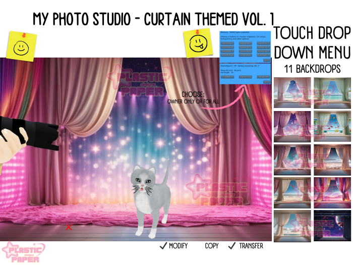 ::PP:: My Photo Studio - Curtain Themed Backdrops Vol. 1