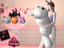 - PYRA - Hug Cat Plush Animesh #Fatpack
