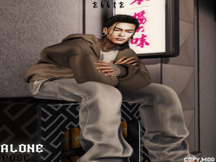 ELLIE ~ Alone ~ Pose Unpacker