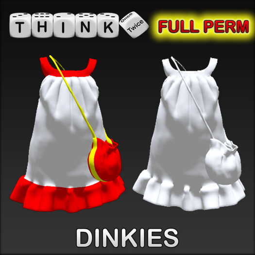 TT-D051-FROCK WITH POUCH DINKIES
