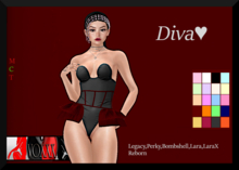 ~VoXXX~ Diva FATPACK~ Bodysuit and Skirt