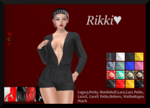 ~VoXXX~ Rikki Romper FATPACK-Jean-Latex-Print-Solids