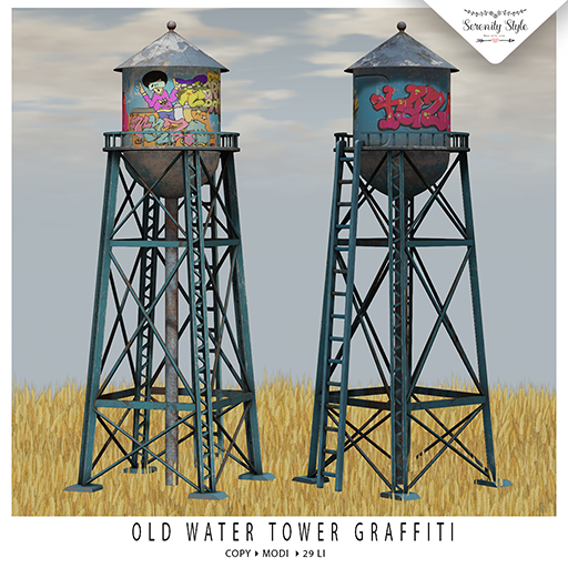 Serenity Style- Old Water Tower Graffiti  