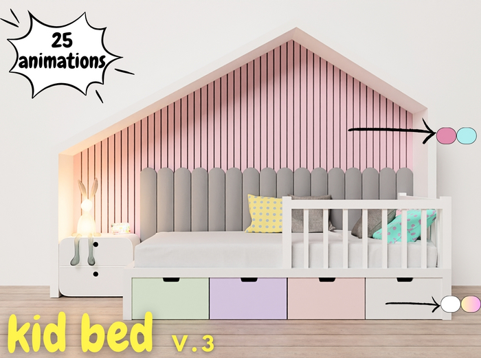 Difference Kid bed V.3 white 