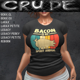 Bacon is my spirit animal 01 Women's T-Shirt (WTL)  <Wear Me>
