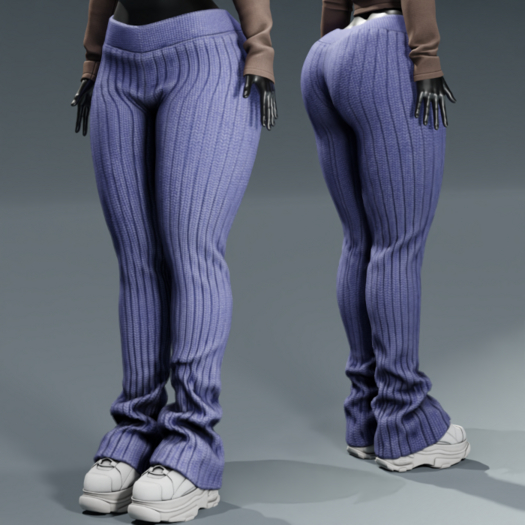 ardor* - knitted bottoms (navy)
