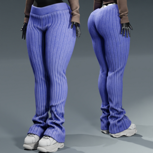 ardor* - knitted bottoms (blue)
