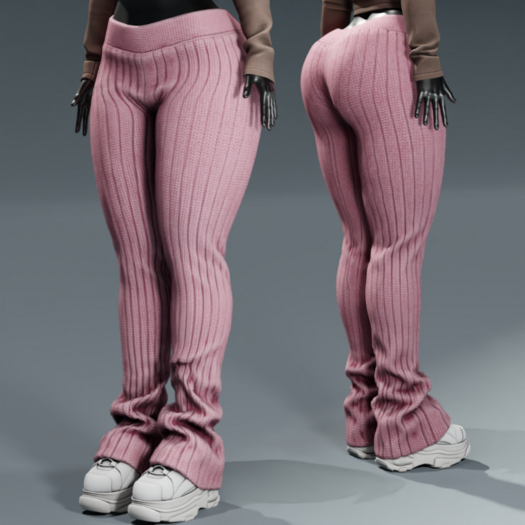 ardor* - knitted bottoms (pink)