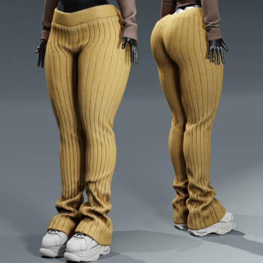 ardor* - knitted bottoms (mustard)