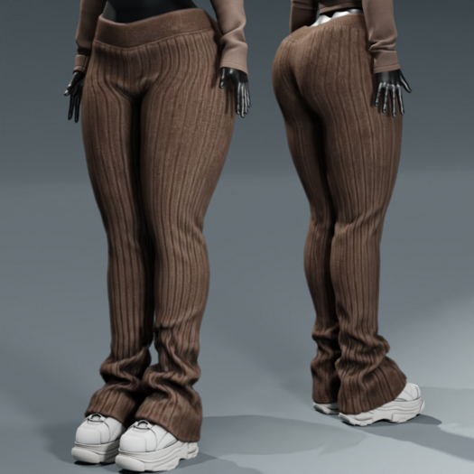 ardor* - knitted bottoms (brown)