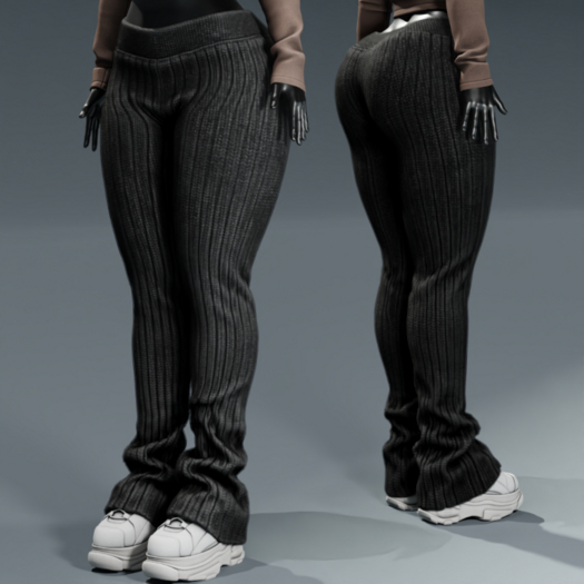 ardor* - knitted bottoms (black)