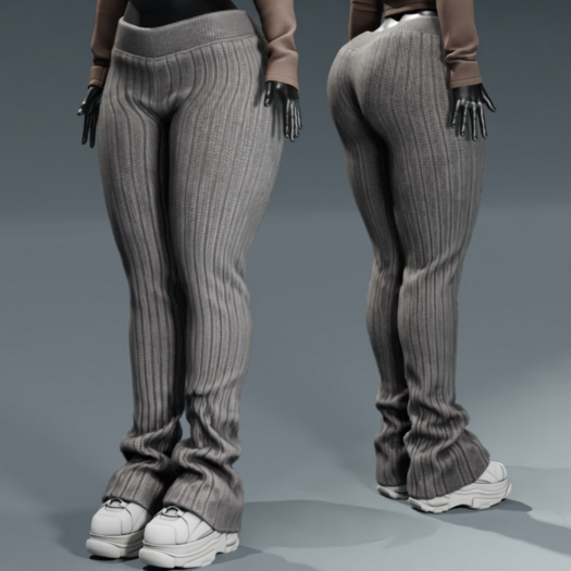 ardor* - knitted bottoms (ashgrey)