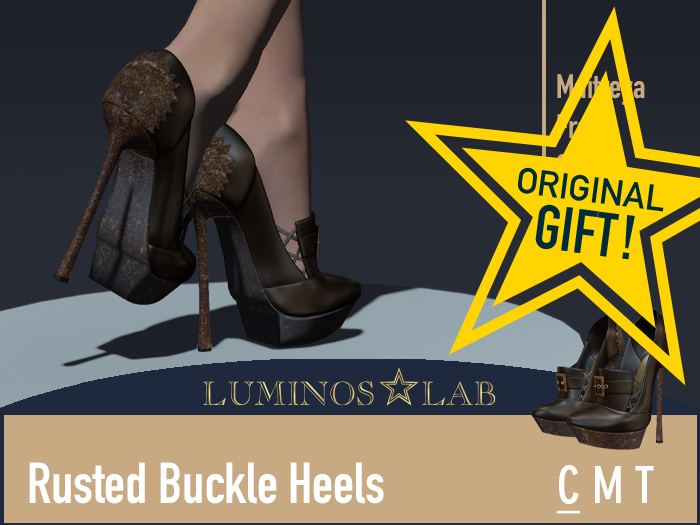 LL Rusted Buckle Heels