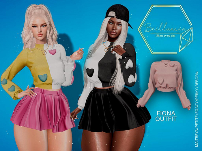 *BRILLANCIA* -Set Fiona sweater pink