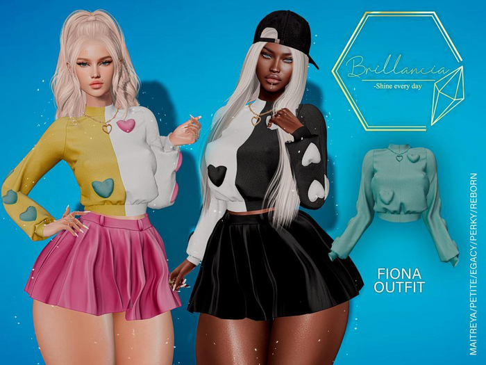 *BRILLANCIA* -Set Fiona sweater teal